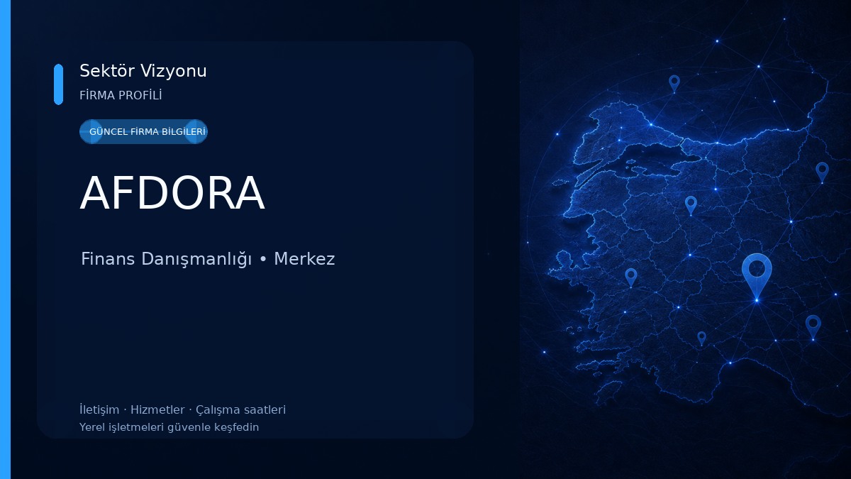 AFDORA Finans Danışmanlığı