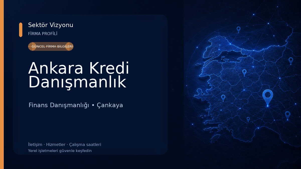 Ankara Kredi Danışmanlık Finans Danışmanlığı