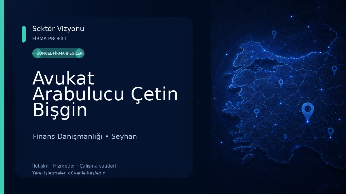 Avukat Arabulucu Çetin Bişgin Finans Danışmanlığı