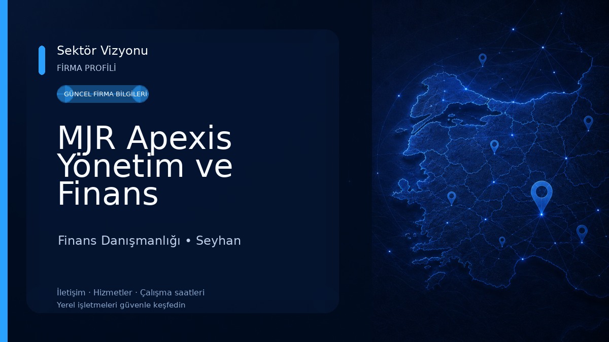 MJR Apexis Yönetim ve Finans Danışmanlığı Ticaret Limited Şirketi Finans Danışmanlığı